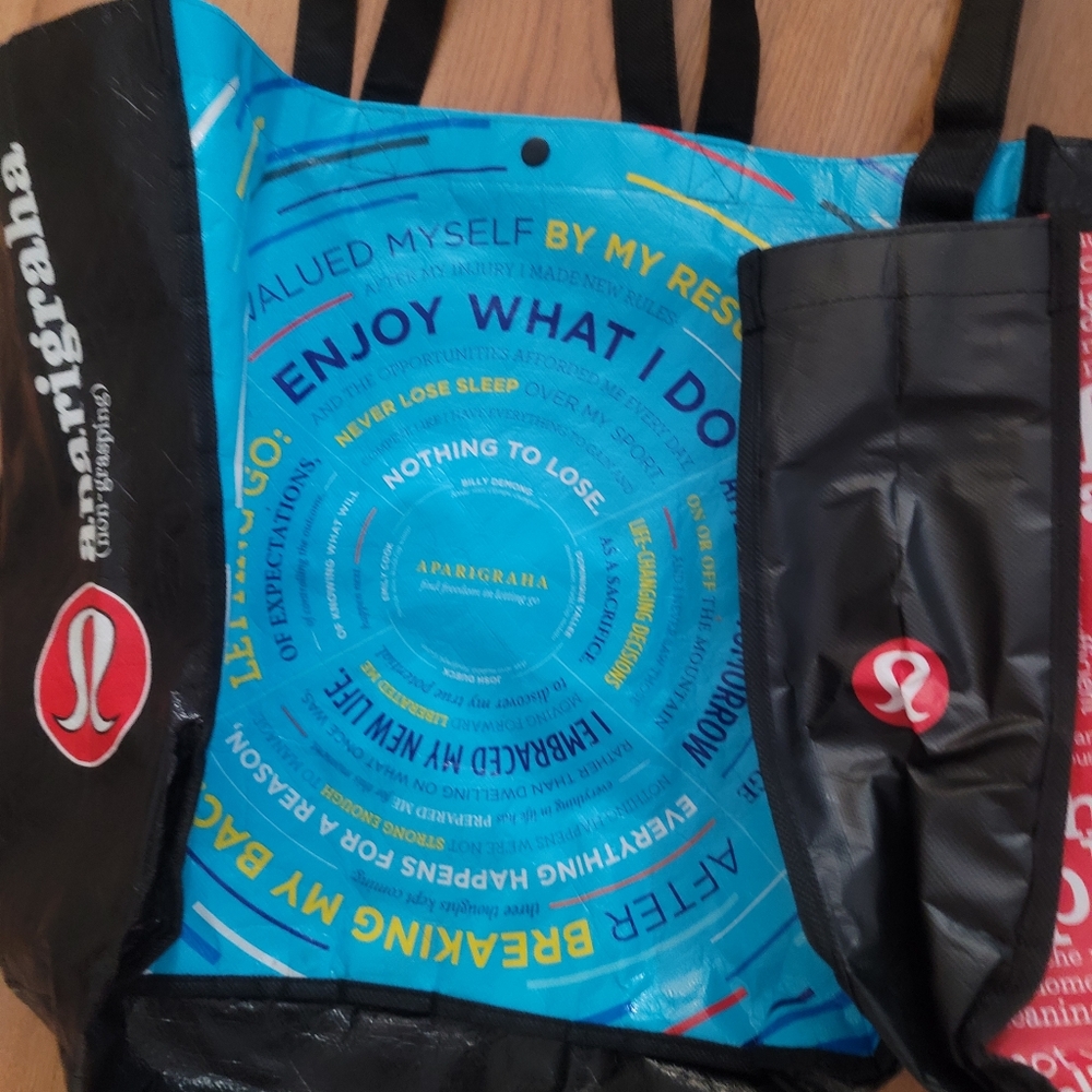 3x Lululemon Reusable Bags - Picture 2 of 6
